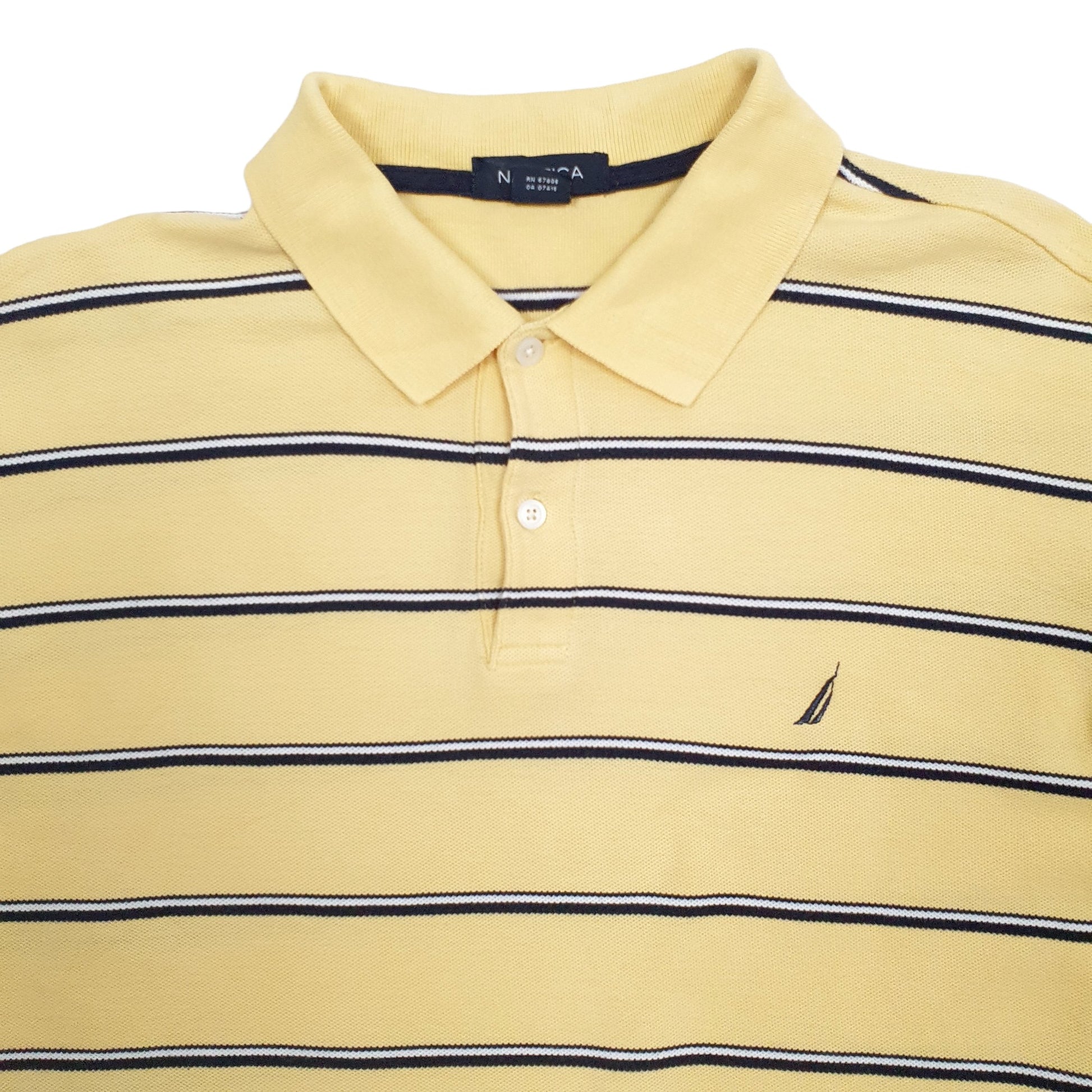 Nautica Short Sleeve Polo Shirt Yellow