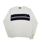 Mens White Nautica Knit Crewneck Jumper