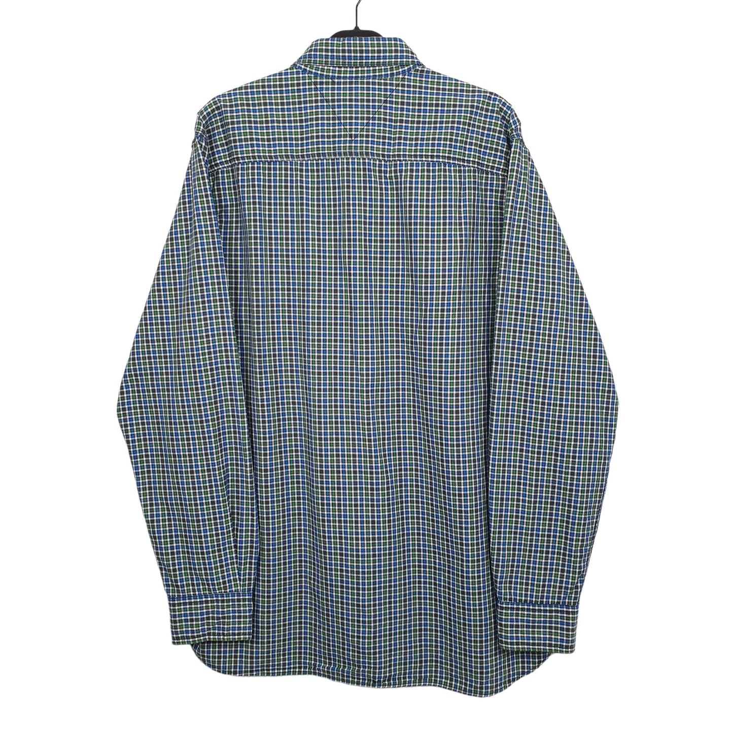 Tommy Hilfiger Long Sleeve Custom Fit Check Shirt White