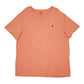 Mens Orange Ralph Lauren V Neck Polo Short Sleeve T Shirt