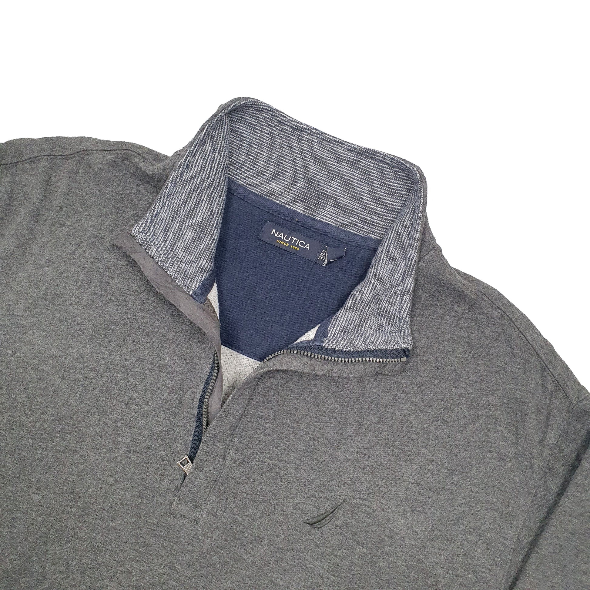 Nautica Quarter Zip L Grey