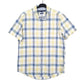 Tommy Hilfiger Short Sleeve Custom Fit Check Shirt Yellow