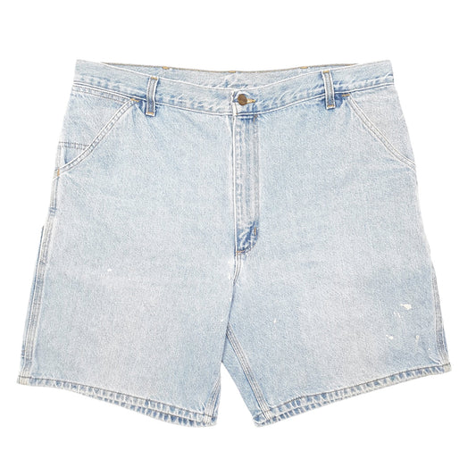 Mens Blue Carhartt Carpenter Workwear Denim Shorts