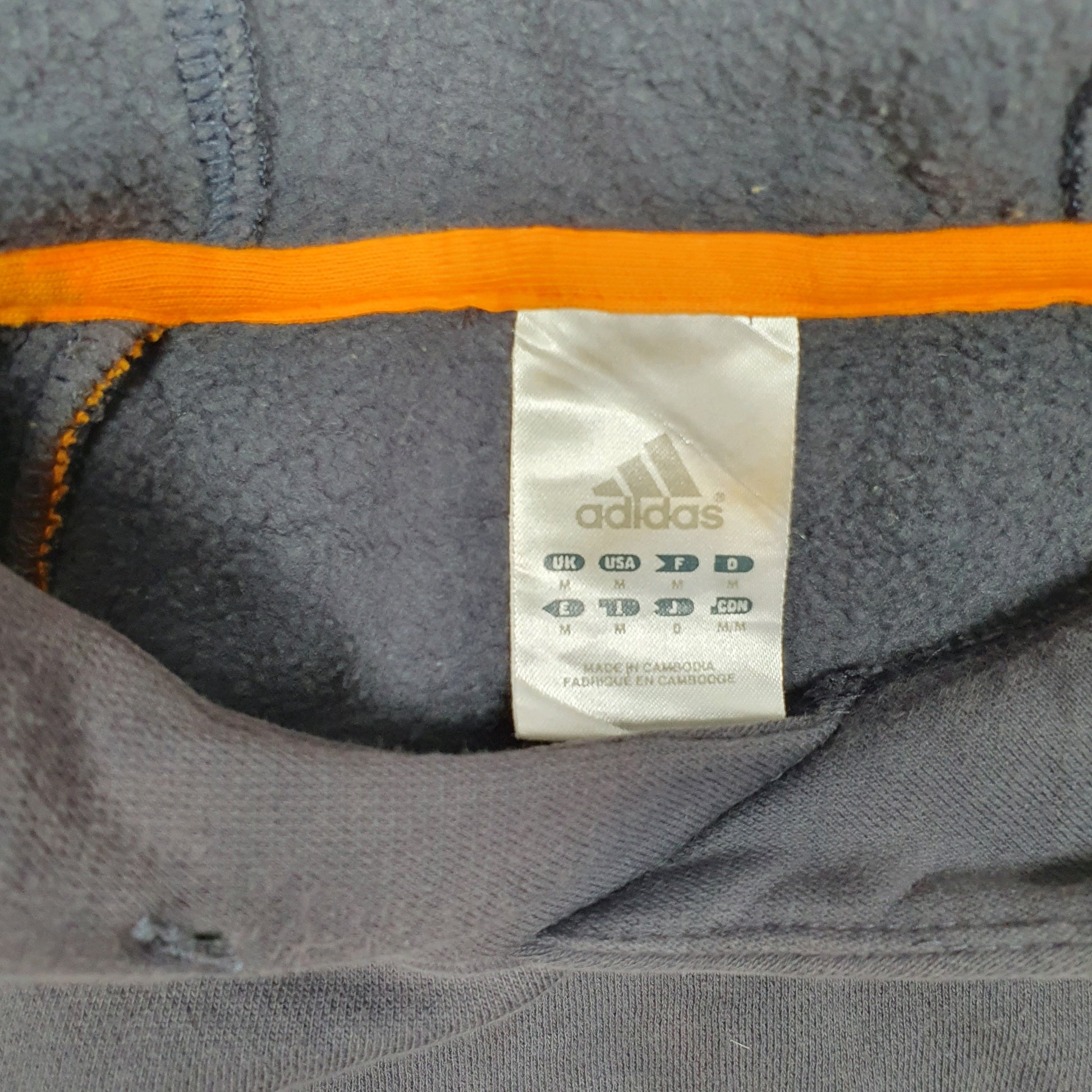 Mens Grey Adidas  Hoodie Jumper