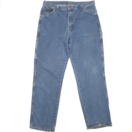 Dickies Casual Loose Fit Carpenter Jeans W36 L32 Blue