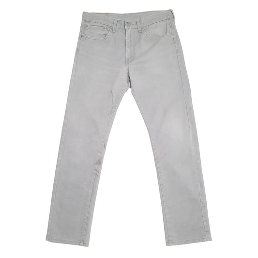 Levis 513 Slim Fit Jeans W32 L30 Grey