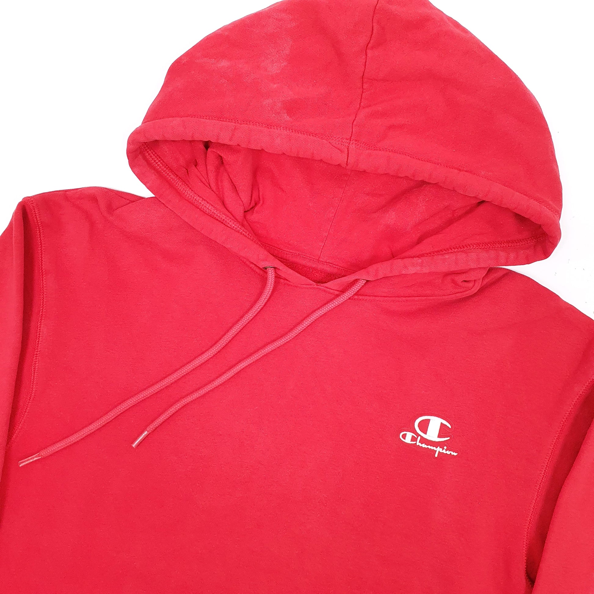 Mens Red Champion  Hoodie Jumper