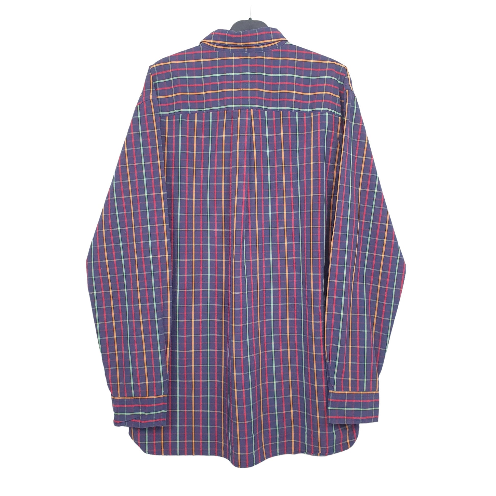 Tommy Hilfiger Long Sleeve Regular Fit Check Shirt Blue