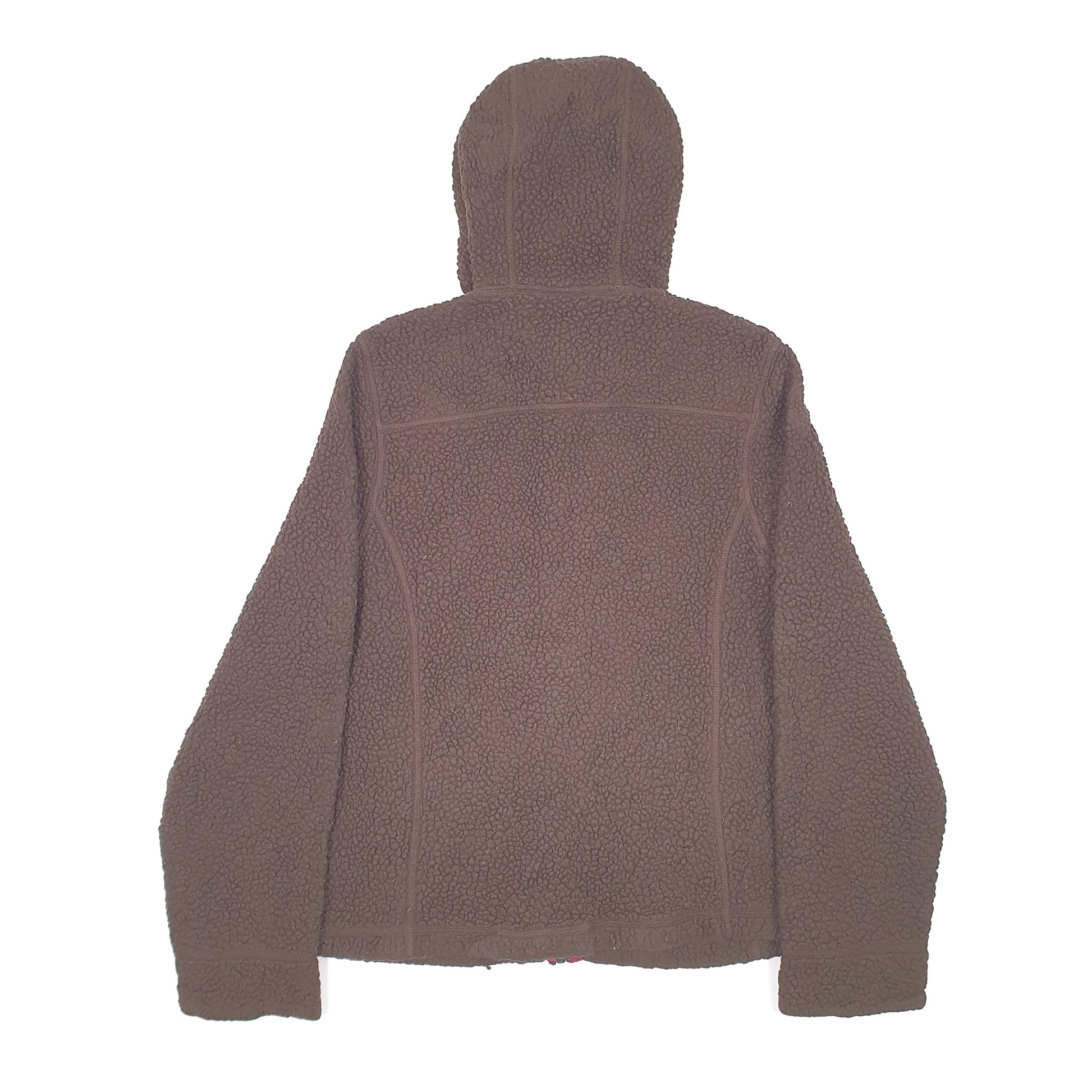 LL Bean Hooded full Zip womens Full Zip hooded fleece Fleece XS Brown