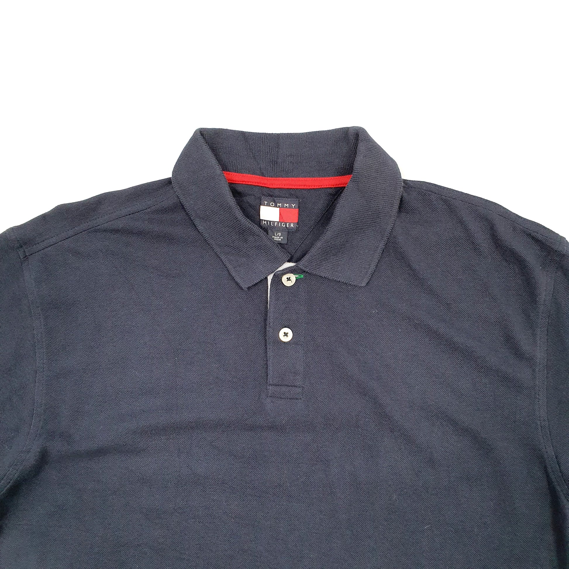 Mens Navy Tommy Hilfiger  Short Sleeve Polo Shirt