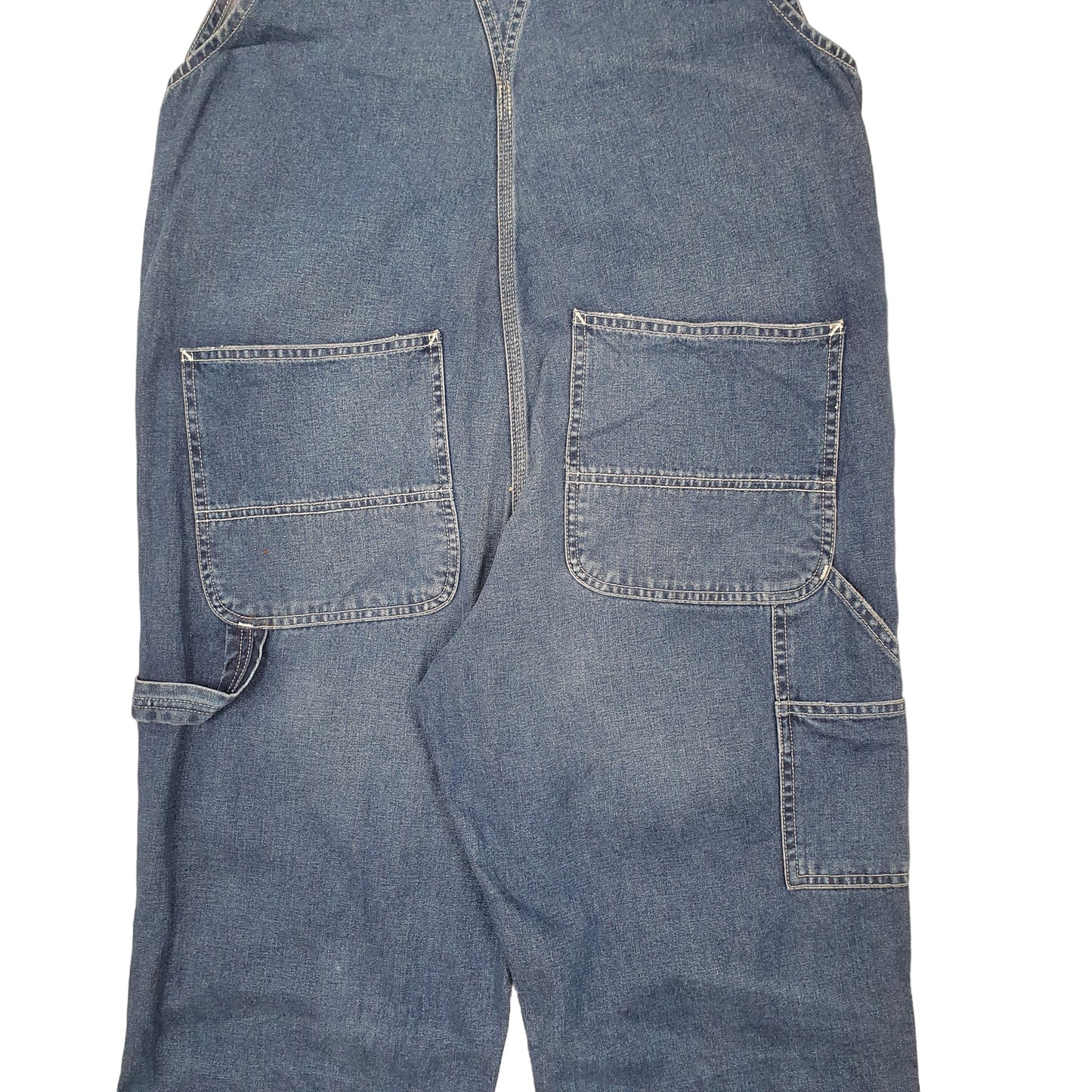 Mens Blue Carhartt WIP Bib Overall Dungaree Trousers