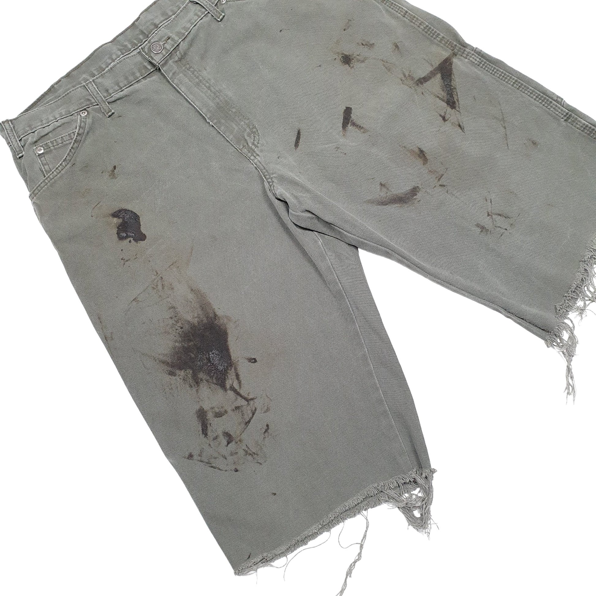 Mens Green Dickies  Carpenter Shorts