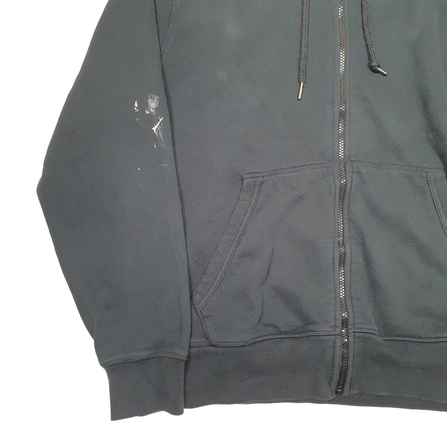 Mens Black Champion  Full Zip Jumper