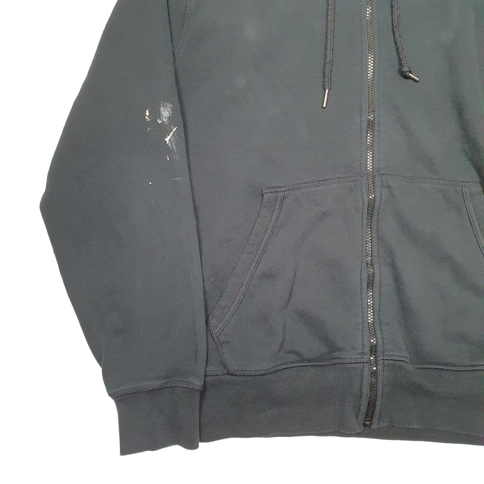 Mens Black Champion  Full Zip Jumper