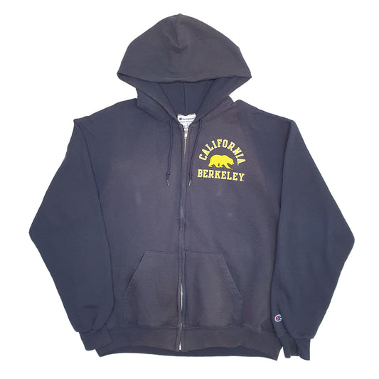 Mens Navy Champion California Berkeley Full Zip Jumper