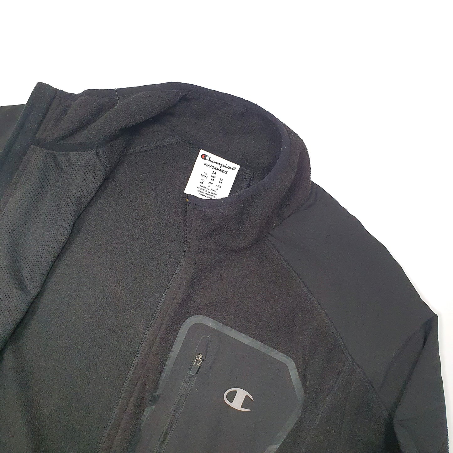 Champion Full Zip Fleece M Black