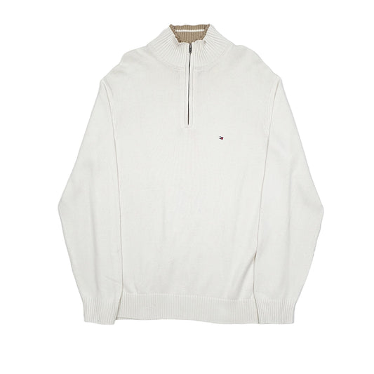 Tommy Hilfiger Quarter Zip L White
