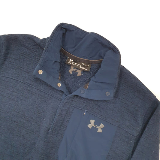 Under Armour Quarter Zip Fleece L Navy