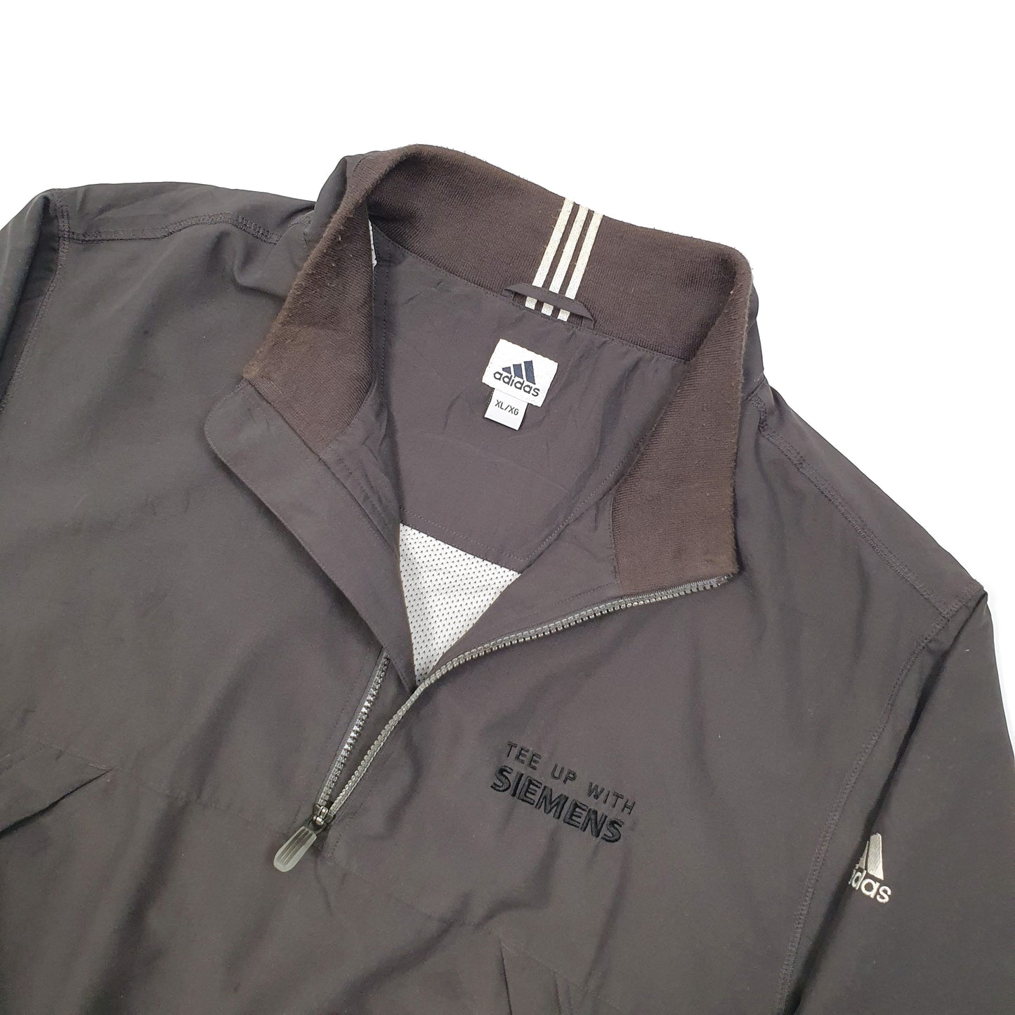 Adidas Windbreaker Quarter Zip XL Grey