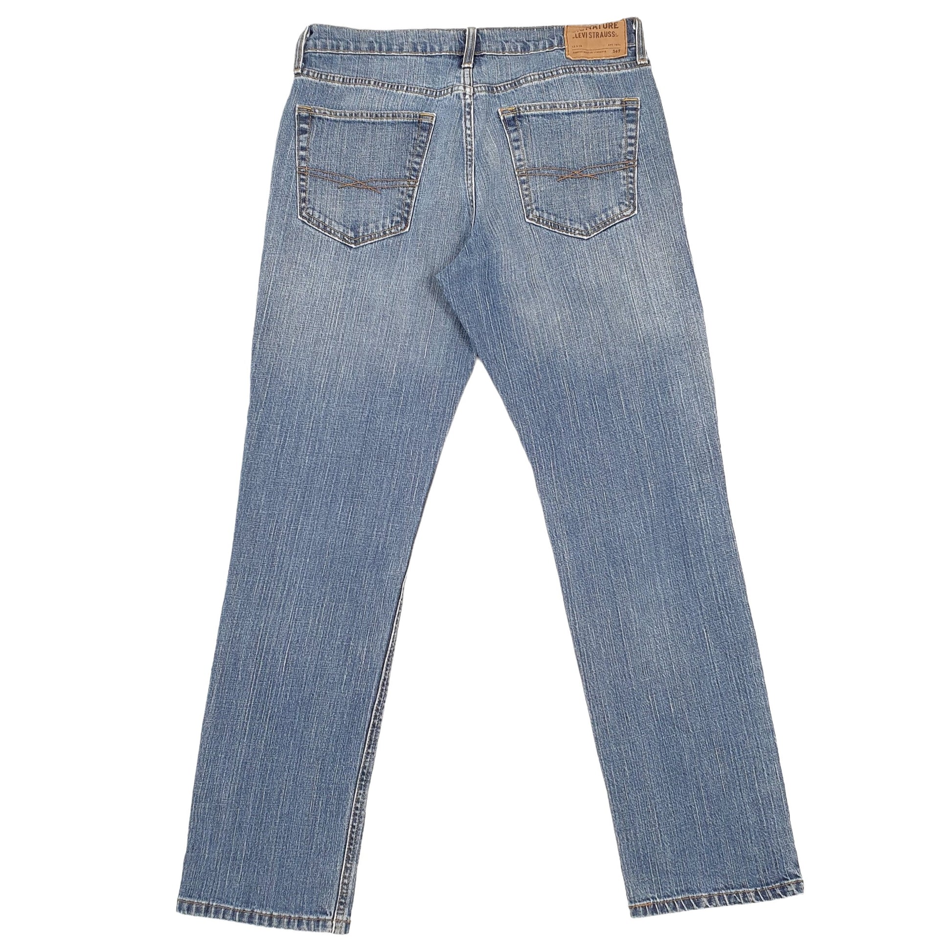 Levis Signature Slim Fit Athletic Jeans W32 L31 Blue