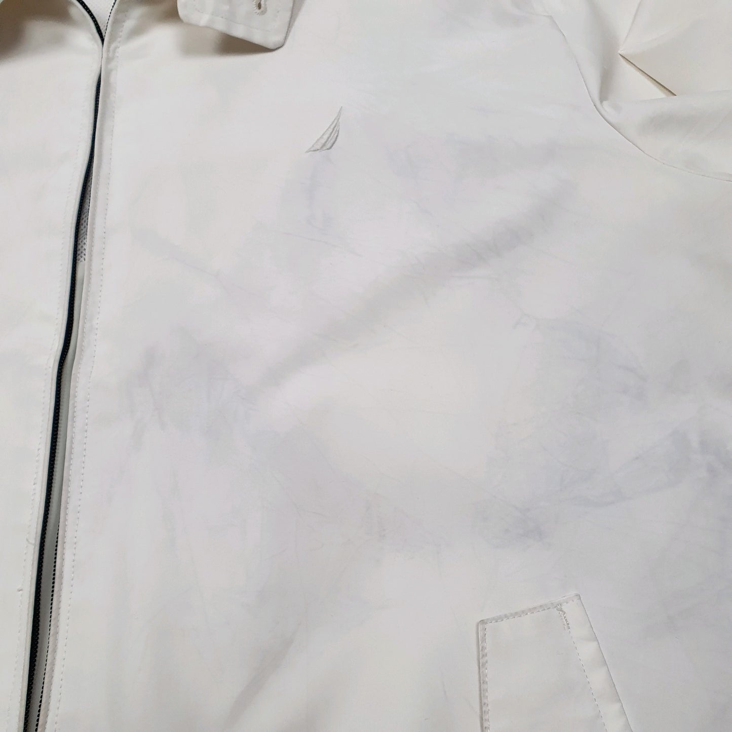 Mens White Nautica   Coat