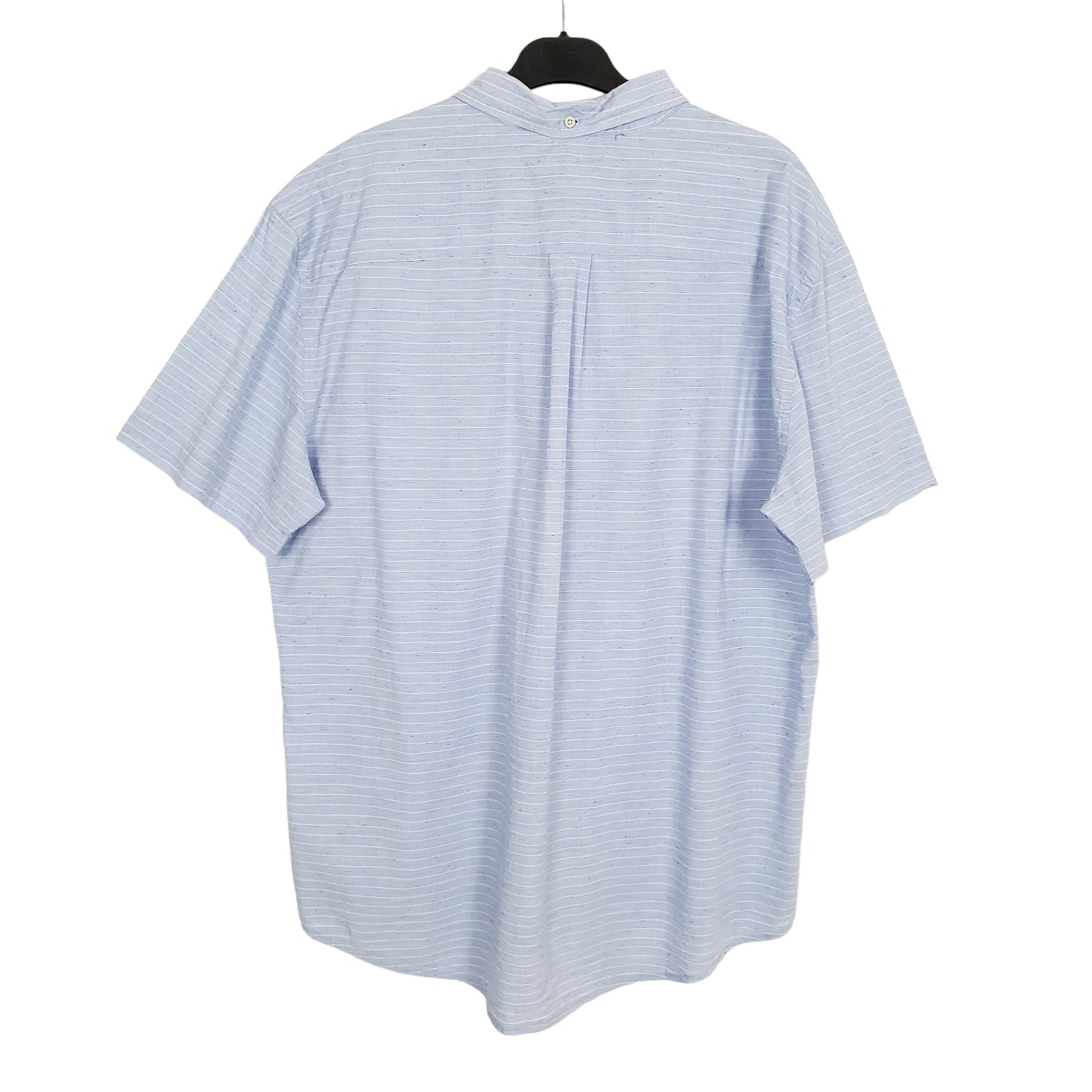 Tommy Hilfiger Short Sleeve Classic Fit Striped Shirt Blue