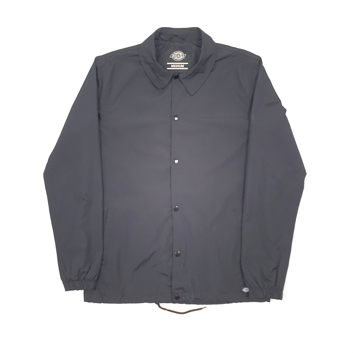 Mens Black Dickies Bomber Coach Jacket Coat