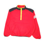 Mens Red Marlboro Adventure Team Quarter Zip Jumper
