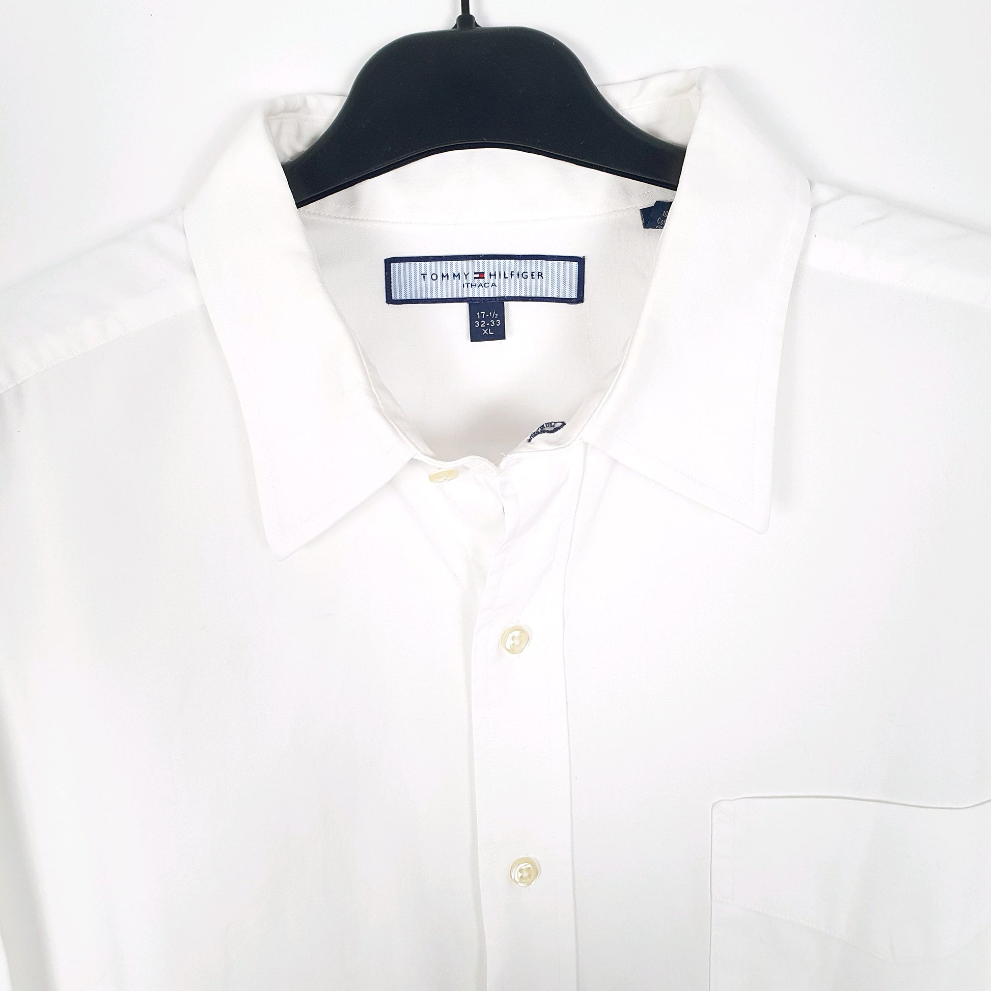 Tommy Hilfiger Long Sleeve Regular Fit Shirt White