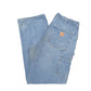 Mens Blue Carhartt  Carpenter JeansW33 L32