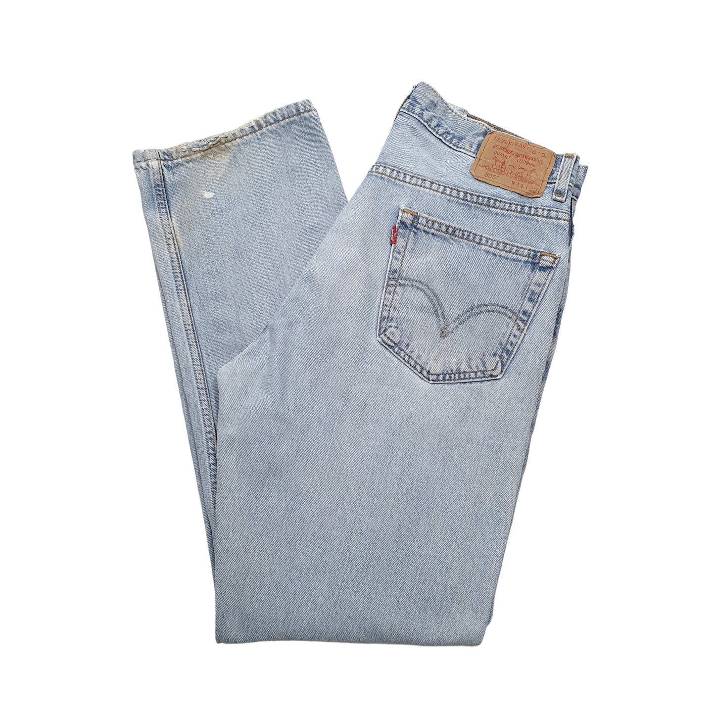 Levis 505 Regular Fit Jeans W34 L32 Blue