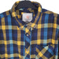 Cloudveil Long Sleeve Regular Fit Check Flannel Shirt Shacket Blue