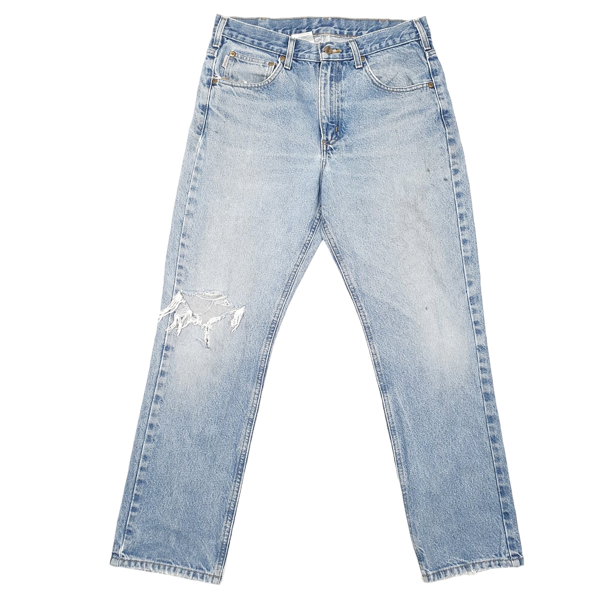 Mens Blue Carhartt Traditional Casual JeansW32 L30