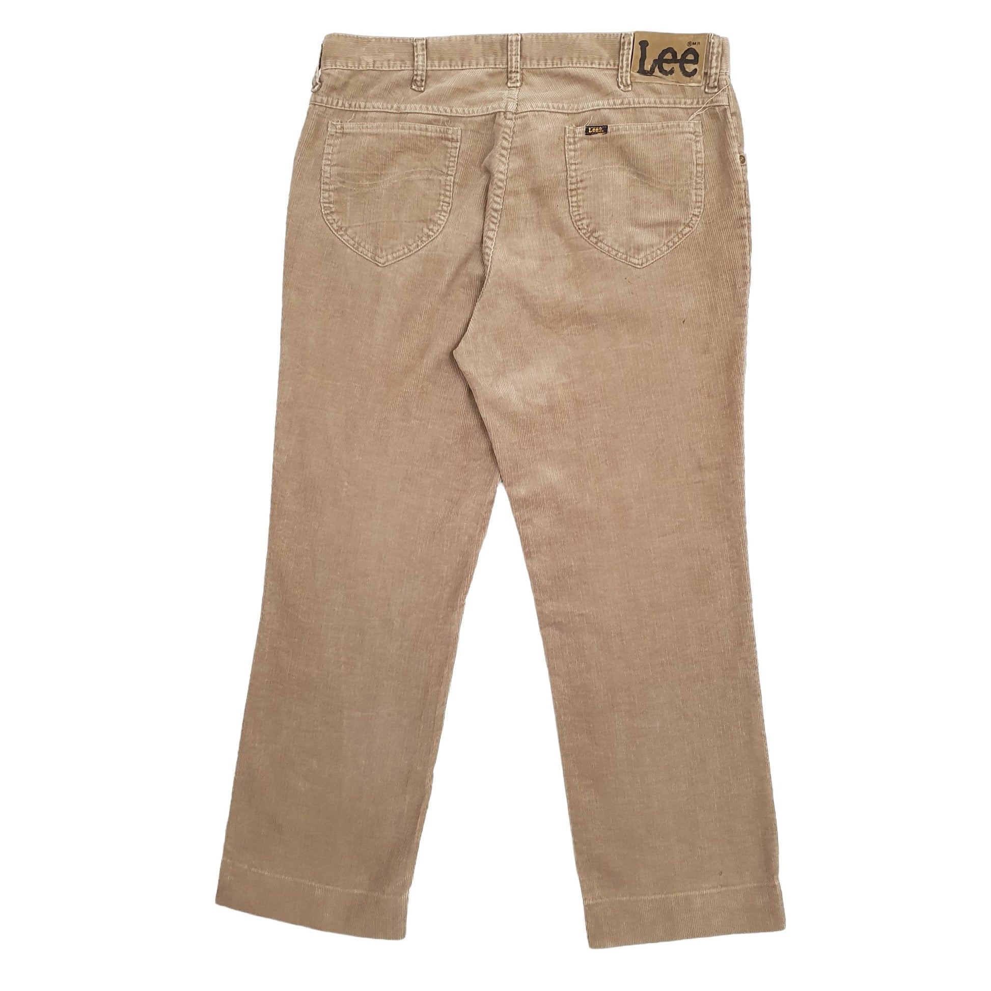 Womens Beige Lee  Corduroy Trousers