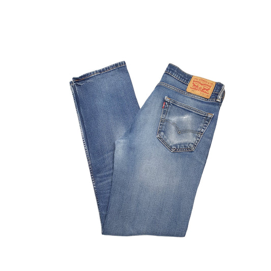 Levis 514 Straight Fit Jeans W33 L32 Blue