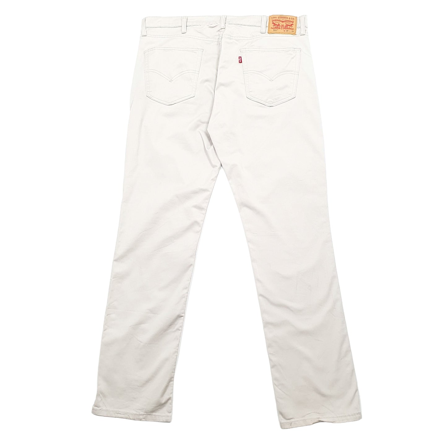 Levis 511 Slim Fit Jeans W38 L32 Beige