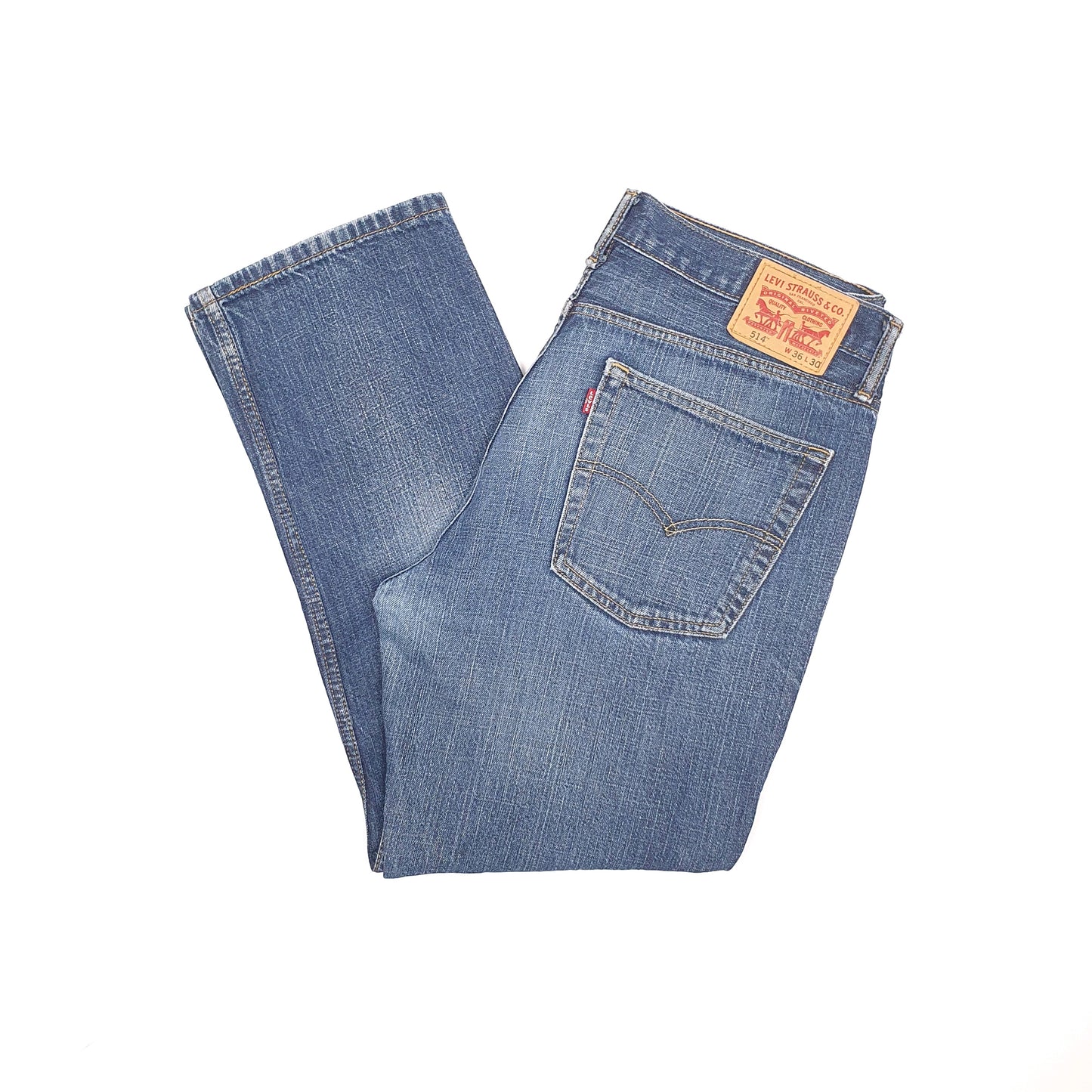 Levis 514 Straight Fit Jeans W36 L30 Blue