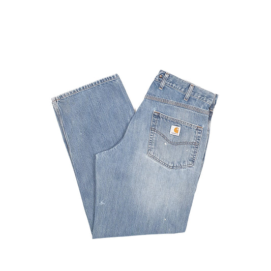 Carhartt Casual Loose Fit Relaxed Jeans W36 L31 Blue