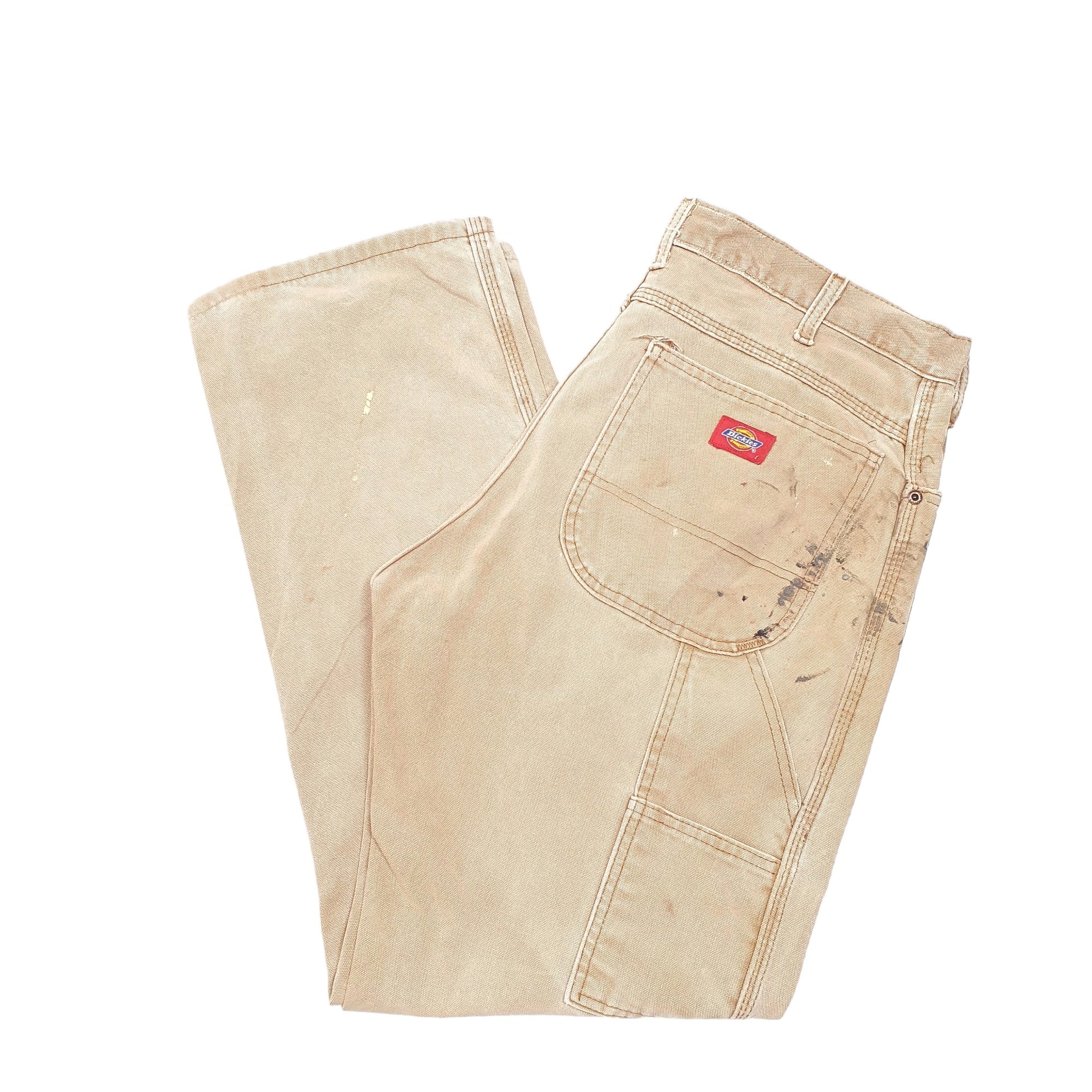 Mens Tan Dickies  Carpenter Trousers