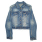 Womens Blue Unbranded Trucker Denim Jacket Coat