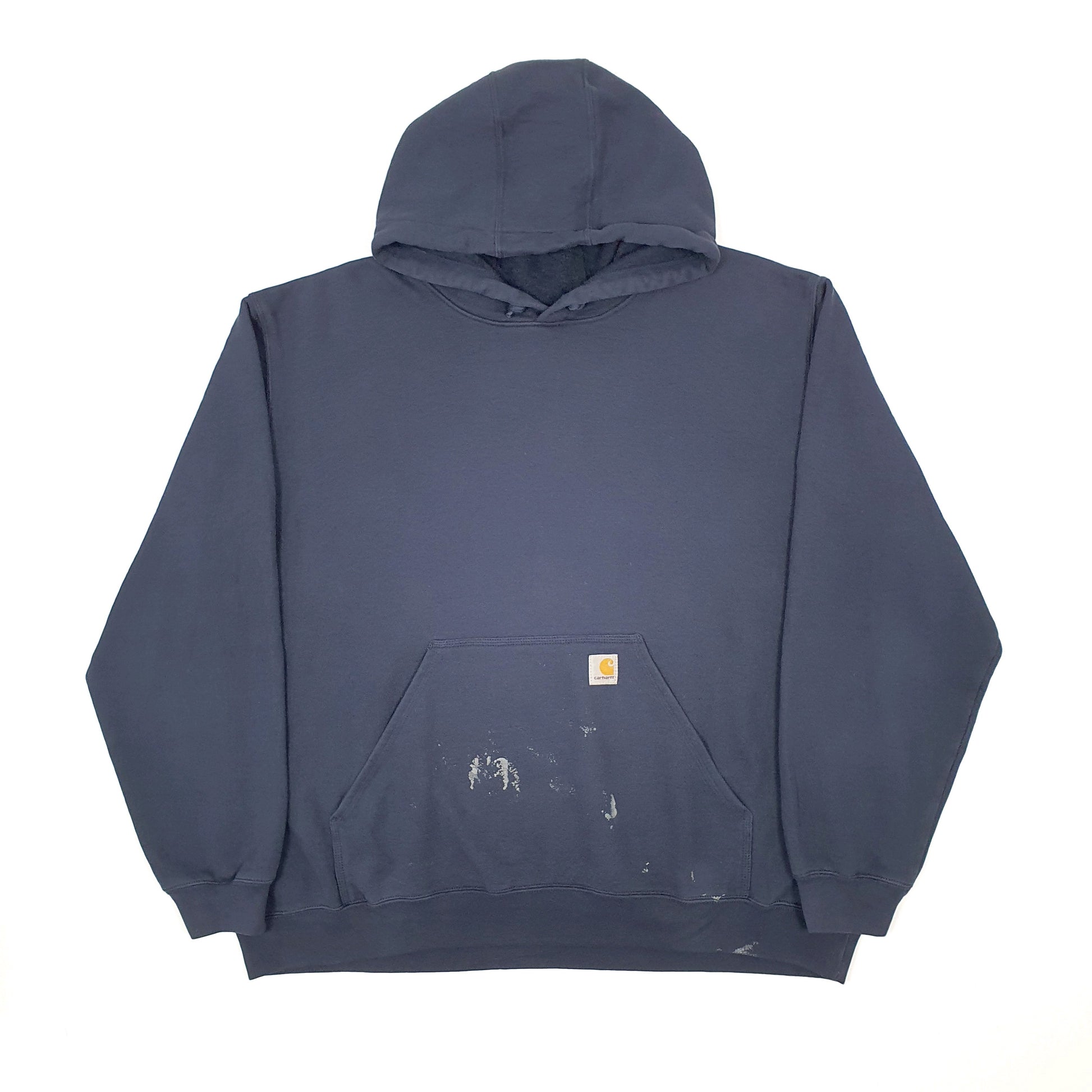 Mens Navy Carhartt Workwear Hoodie Jumper