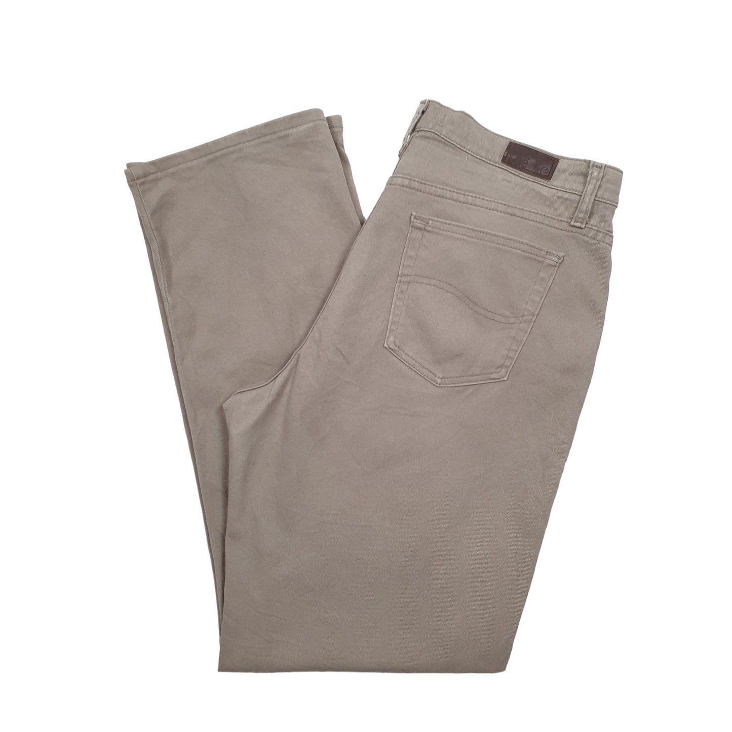 Lee Regular Straight Fit Jeans W34 L32 Beige