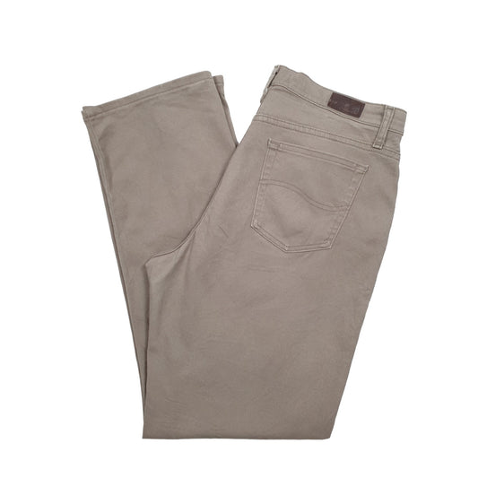 Lee Regular Straight Fit Jeans W34 L32 Beige