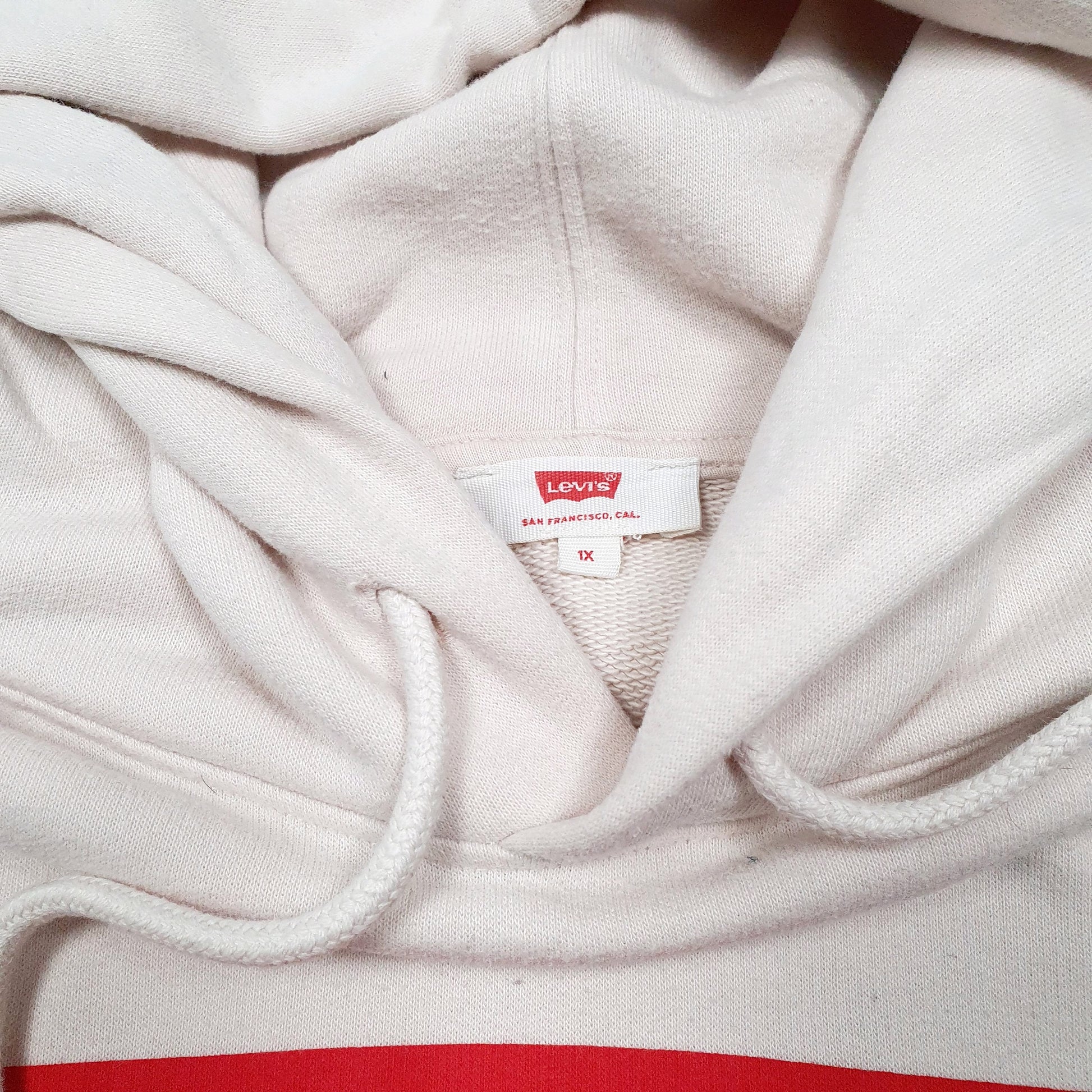 Womens Pink Levis  Hoodie Jumper