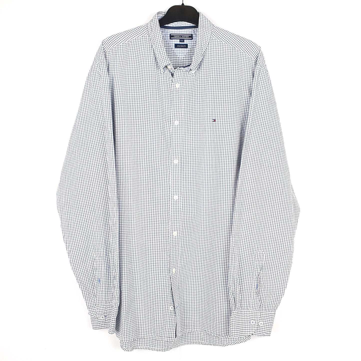 White Tommy Hilfiger Long Sleeve Shirt