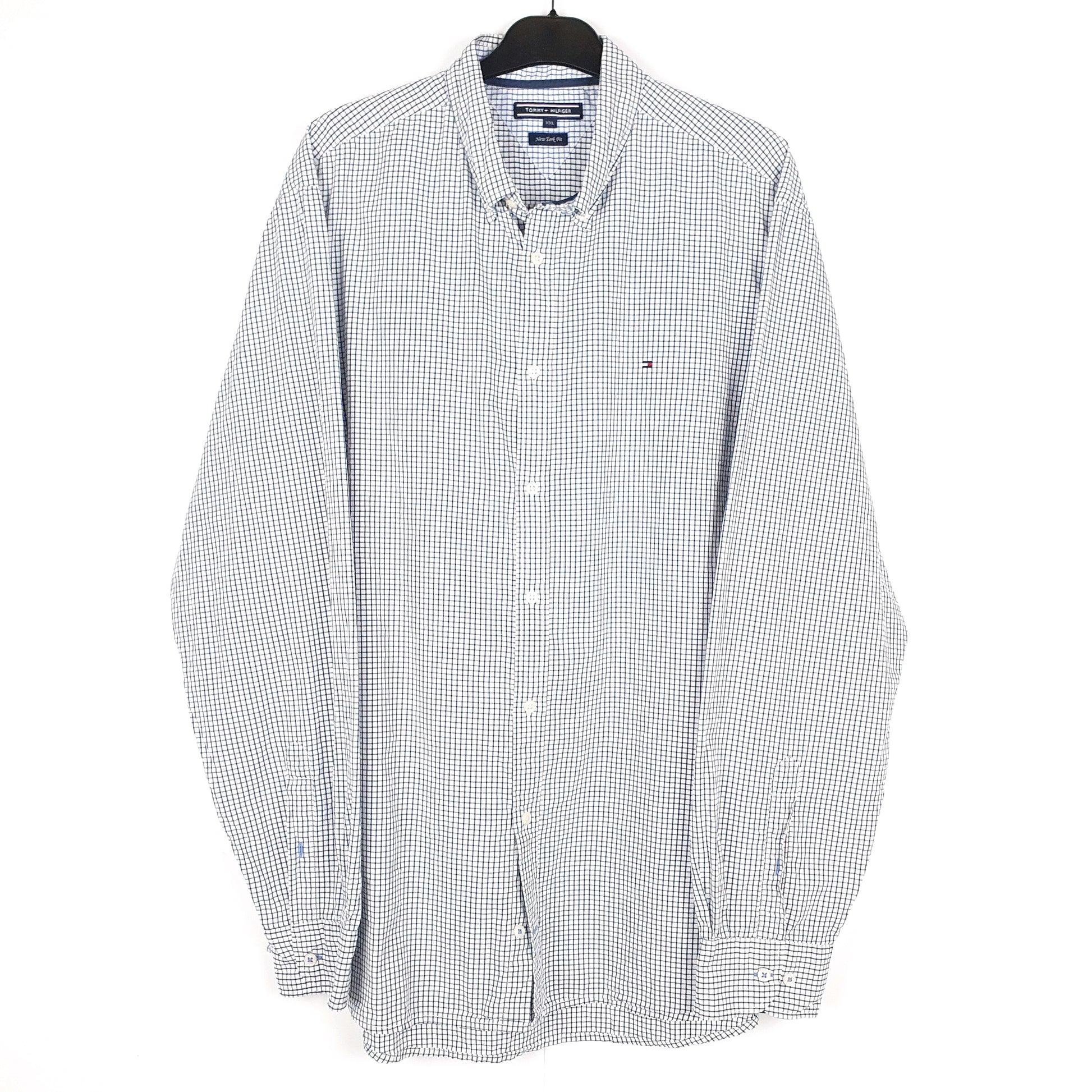 White Tommy Hilfiger Long Sleeve Shirt