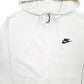 Mens White Nike Hoodie Full Zip Jumper