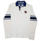 Mens White Tommy Hilfiger Rugby Long Sleeve Shirt