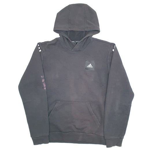 Mens Black Adidas  Hoodie Jumper