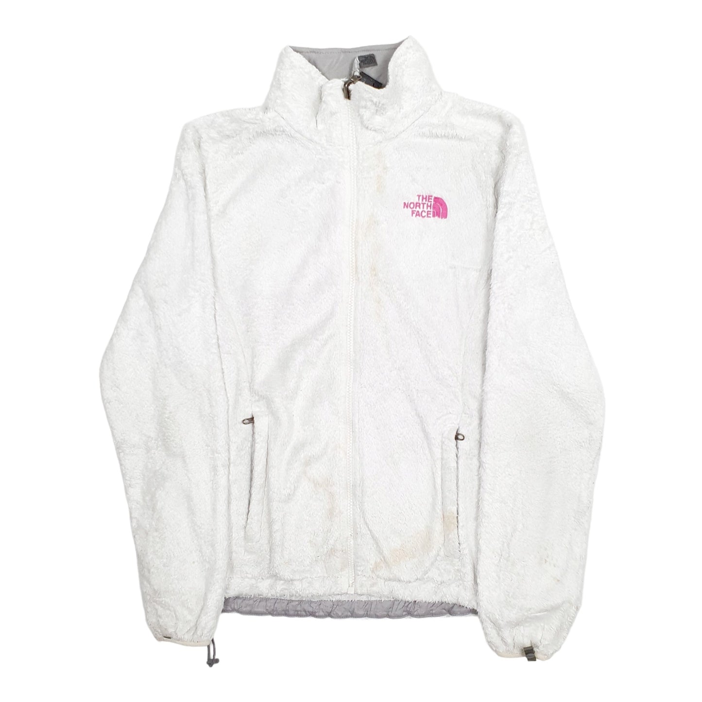 Womens White The North Face  Full Zip Jumper